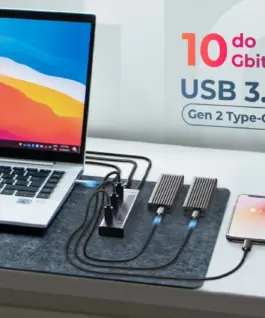 Alternative view of IcyBox ICY BOX IB-HUB1450-C31 10 x USB TYPE-C Gen 2
