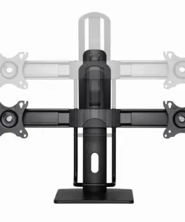 Alternative view of Gembird Dual монитор Desk Stand with Height Adjustment, 17-27 inches, up to 6 kg