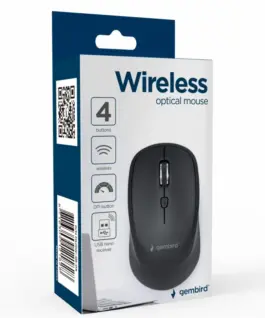 Alternative view of Gembird Optical мишка wireless 4 buttons черен