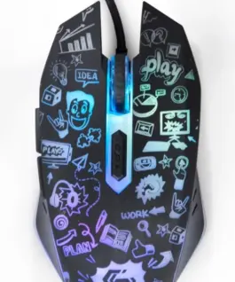 Alternative view of Gembird Optic мишка LED USB 1.35m 6 buttons черен