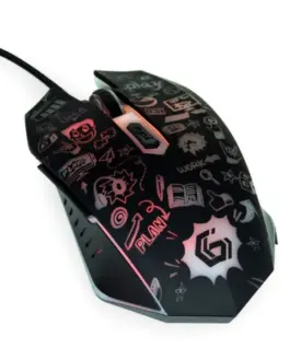 Gembird Optic мишка LED USB 1.35m 6 buttons черен
