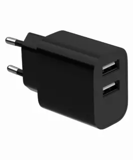 Alternative view of Gembird универсално зарядно 2xUSB-A 2.4A черен