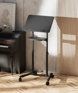 Gembird Mobile lecture desk with caster wheels