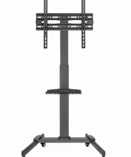 Gembird TV floor stand with caster wheels