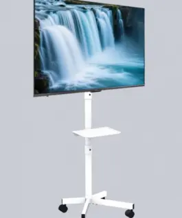 Gembird TV floor stand with caster wheels
