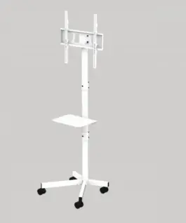 Gembird TV floor stand with caster wheels
