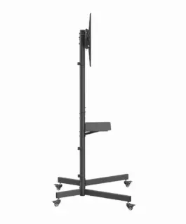 Gembird TV floor stand with caster wheels