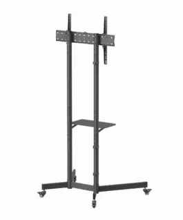 Gembird TV floor stand with caster wheels