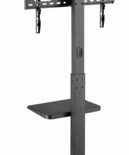 Gembird TV floor stand with caster wheels
