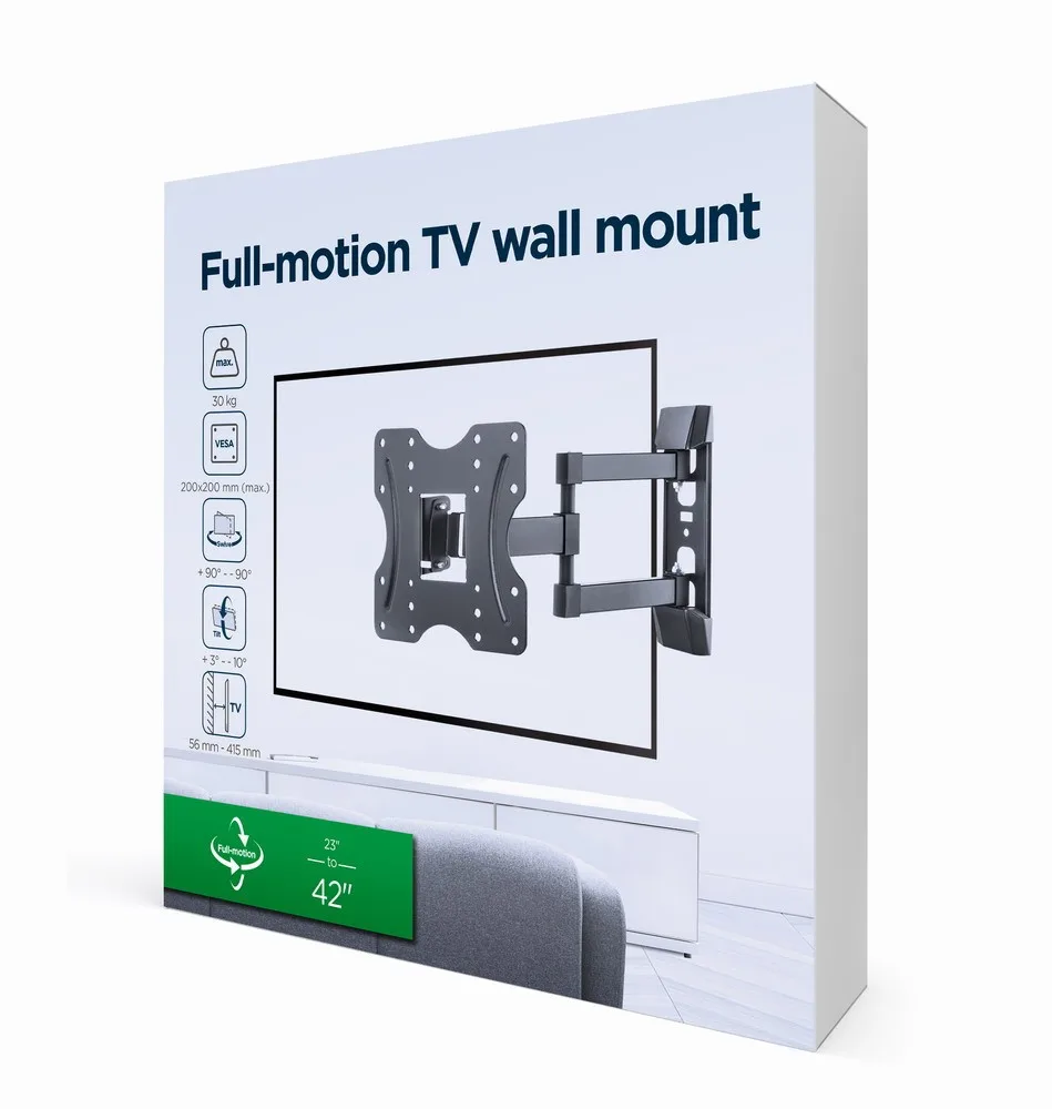 Gembird GEMBIRD TV wall mount tilt/swivel 23-42 30k - Image 2