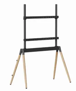 Gembird TV floor stand 55 - 86-inch черен/wood