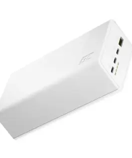 Alternative view of Green Cell външна батерия 30 000mAh, 22.5W, 4 ports, бял
