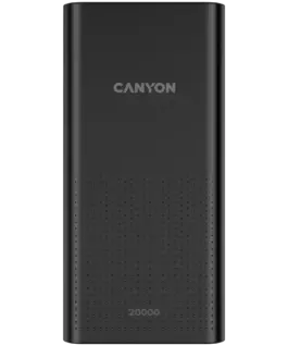 Външна батерия CANYON power bank PB-2001 20000 mAh Black