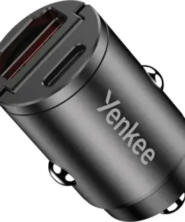 YENKEE YAC CAR 02 MINI 30W USB-A USB-C