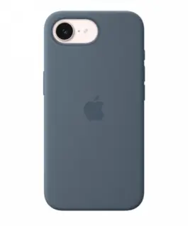Apple iPhone 17e Silicone Case with MagSafe - Anchor Blue