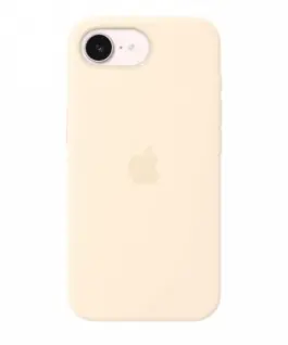 Alternative view of Apple iPhone 17e Silicone Case with MagSafe - Vanilla