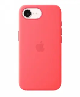 Apple iPhone 17e Silicone Case with MagSafe - Bright Guava