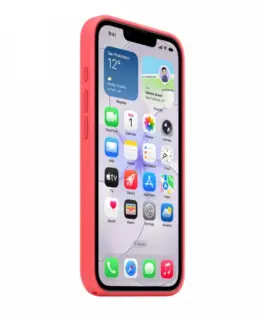 Apple iPhone 17e Silicone Case with MagSafe – Bright Guava