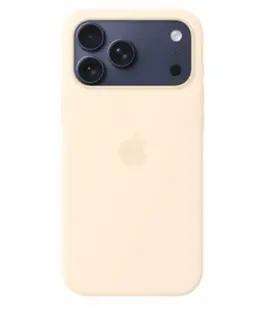 Apple iPhone 17 Pro Max Silicone Case with MagSafe – Vanilla