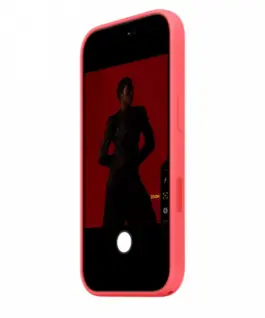 Apple iPhone 17 Pro Silicone Case with MagSafe – Bright Guava