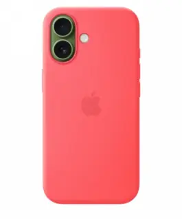 Apple iPhone 17 Silicone Case with MagSafe – Bright Guava