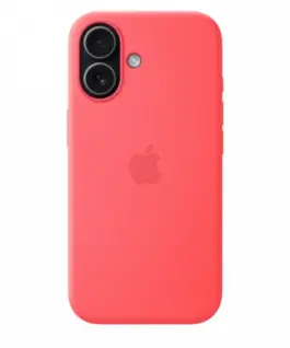 Apple iPhone 17 Silicone Case with MagSafe – Bright Guava