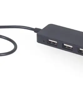 Gembird HUB USB-C 4 ports черен