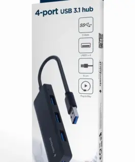 Alternative view of Gembird HUB USB черен 4 ports USB 3.2 (Gen1)