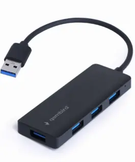 Gembird HUB USB черен 4 ports USB 3.2