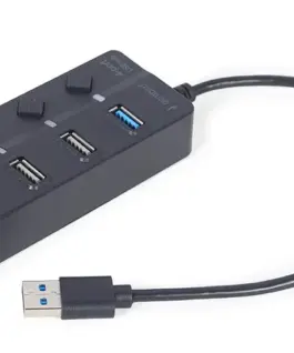 Gembird HUB USB черен 1xUSB 3.1 3xUSB 2.0 I/O