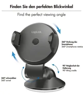 LogiLink Car smartphone holder for dashbard or windscr