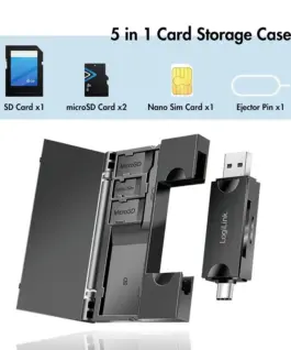 LogiLink USB3.2 Gen1 card reader for SD/microSD cards