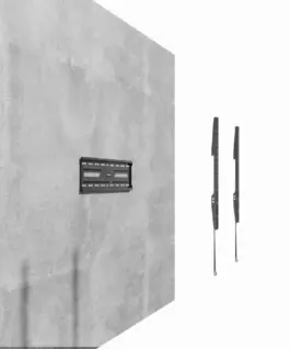 Gembird Fixed TV wall mount 32inches-75inches черен