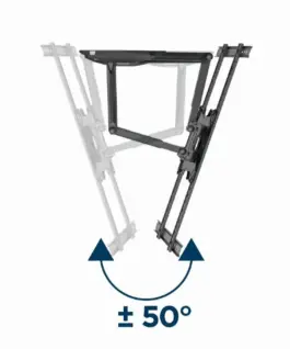 Gembird TV wall mount tilt/swivel 32inches-75inches 45kg