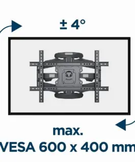 Gembird TV wall mount tilt/swivel 32inches-75inches 45kg
