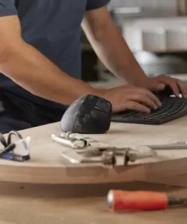 HP Inc. 960 Ergonomic Wireless клавиатура черен 7E755AA#ABB
