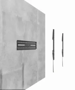 Gembird Fixed TV wall mount 37 inches-86 inches 75kg черен