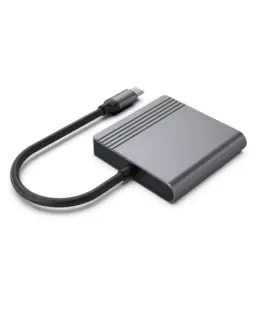 Gembird USB-C адаптер to HDMI+DP 4K 60Hz черен