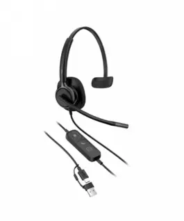 POLY слушалки Mission 415 Mono Bulk/foam C01A9A6#AC