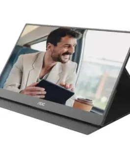 Alternative view of AOC Monitor 16T20E2 15.6 inches IPS Mini HDMI USB-C Speakers