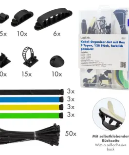 LogiLink кабел organizerкомплект in box