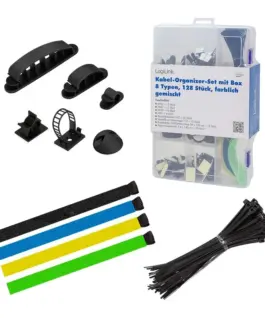 LogiLink кабел organizerкомплект in box 8 items