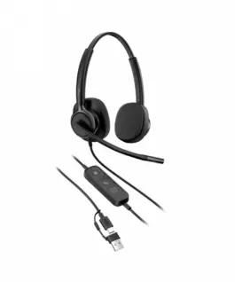 POLY Headphone Mission 425 Stereo Bulk/Leather.C01B6A6#AC
