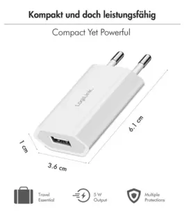 LogiLink USB-A socket адаптер
