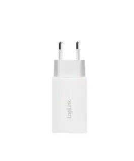 Alternative view of LogiLink Dual USB socket адаптер 65W, 2xUSB-C, бял