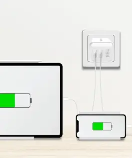 LogiLink Dual USB socket адаптер 65W
