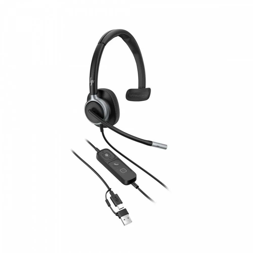 POLY Headphone Mission 615 Mono Bulk/Leather.C01C3A6#AC - Image 4