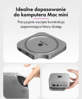 IcyBox ICY BOX IB-DK100 Mac Mini M4 Docking 7in