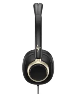 Alternative view of POLY Headphone Mission 825 Stereo Bulk/Leather.C01FCA6#AC