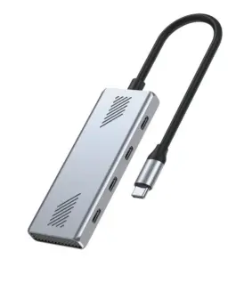 Gembird HUB USB3.2 Gen2 typ C 4xUSB-C
